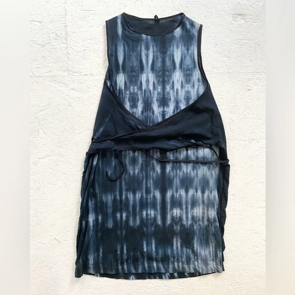 UZI NYC Hand Dyed Wrap Dress - Picture 6 of 7